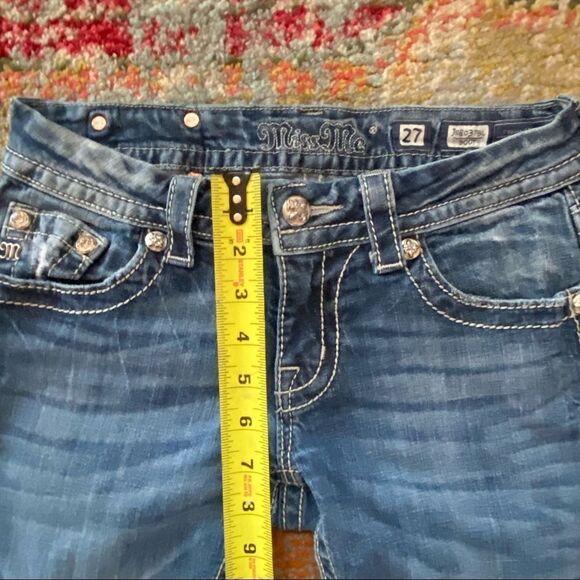 Miss Me Rhinestone Bootcut Jeans - Picture 10 of 12